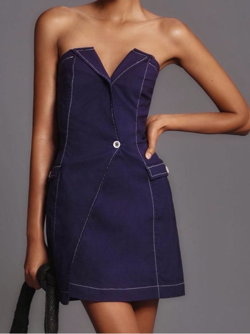 NWT anthropologie maeve linen blend mini dress size 10
